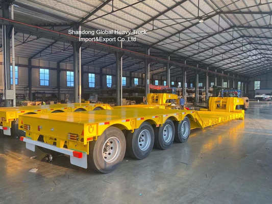 Rơ moóc sàn thấp 3 trục để vận chuyển thiết bị hạng nặng