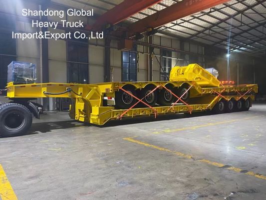 Rơ moóc bán tải sàn phẳng ba trục hạng nặng 40FT - Đạt chuẩn ECE, CE