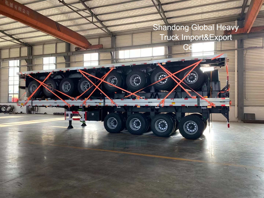 3 trục hàng rào bán xe kéo 40-60t Công suất vận chuyển hàng hóa