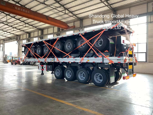 3 trục hàng rào bán xe kéo 40-60t Công suất vận chuyển hàng hóa