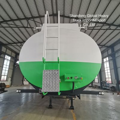 3-Axle Tanker nhiên liệu Semi-trailer 50000L Capacity Steel Construction