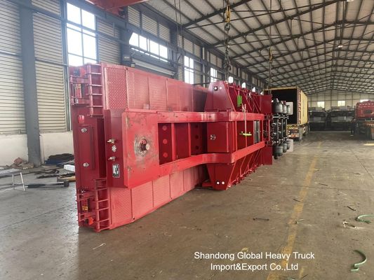 Rơ moóc sàn thấp 3 trục 60 tấn để vận chuyển hàng hóa nặng