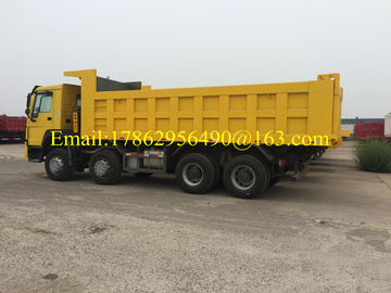 12 Bánh Xe Howo 8x4 Xe Tải Dump, Xe Tải Dump Xây Dựng Euro 2 Tiêu Chuẩn Khí Thải