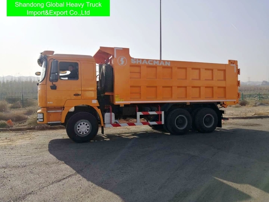 Xe ben Shacman mới hoặc đã qua sử dụng 6x4 với tiêu chuẩn khí thải Euro 2, hộp số 10 tiến và thông số kỹ thuật 8329x2490x3450mm