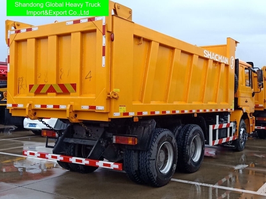 Xe ben Shacman mới hoặc đã qua sử dụng 6x4 với tiêu chuẩn khí thải Euro 2, hộp số 10 tiến và thông số kỹ thuật 8329x2490x3450mm
