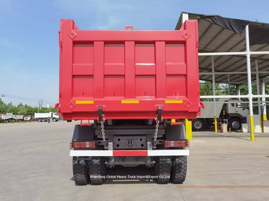 HOWO Truck dump Truck 371HP 375HP 8X4 40t-60t tải với điều kiện tuyệt vời cho châu Phi