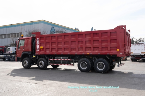  HOWO Dump Truck Tipper Truck 371HP 375HP 8X4 40t-60t Loading with Excellent Condition  for Africa