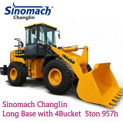 Changlin 957H 5 tấn bánh xe tải với 3,0m3 xô