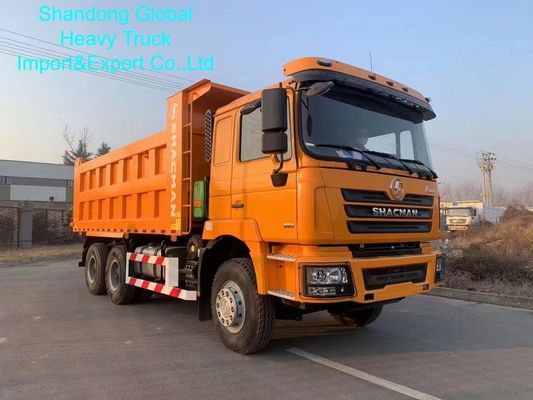 Shacman F3000 6X4 Dump Truck với bể nhiên liệu 400L Weichai 380HP Động cơ và hộp số tay 9/12 tốc độ