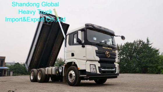 Shacman F3000 Heavy Duty Dump Truck với thân xe tải hình U, cabin điều hòa không khí và tải nhanh cho khai thác mỏ và xây dựng