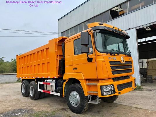 Shacman F3000 Dump Truck với tiêu chuẩn khí thải Euro 3 Động cơ 400 mã lực và bánh xe lái 6x4 cho khai thác mỏ hạng nặng