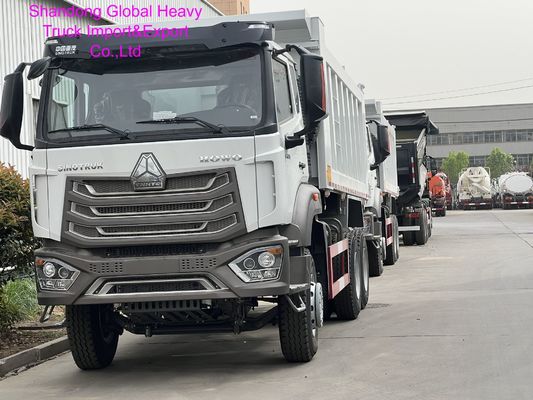 Sinotruk HOWO NX xe tải đổ rác hạng nặng với ghế treo khí lái tay trái / tay phải và hộp số HW19710