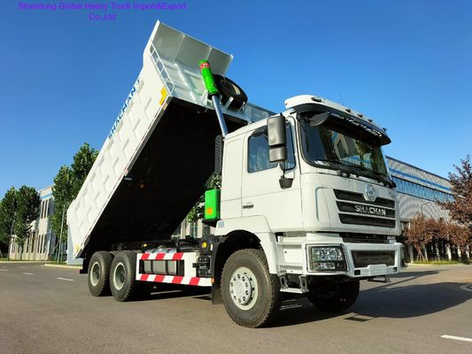 Shacman F3000 Heavy Duty Dump Truck với thân xe tải hình U, cabin điều hòa không khí và tải nhanh cho khai thác mỏ và xây dựng