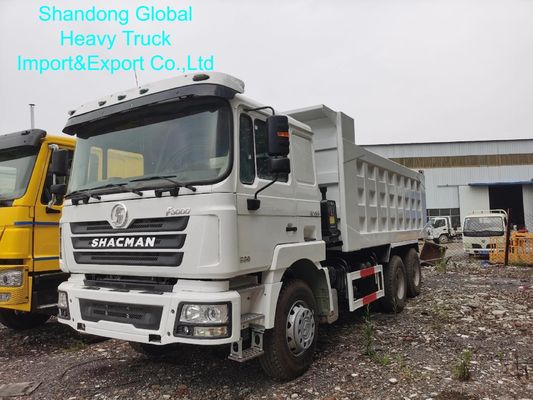 Shacman F3000 Heavy Duty Dump Truck với thân xe tải hình U, cabin điều hòa không khí và tải nhanh cho khai thác mỏ và xây dựng