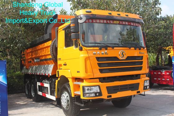 Shacman F3000 Dump Truck với tiêu chuẩn khí thải Euro 3 Động cơ 400 mã lực và bánh xe lái 6x4 cho khai thác mỏ hạng nặng