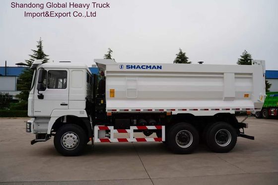 Shacman F3000 Heavy Duty Dump Truck với hộp số thủ công 12 tốc độ FAST MAN 16T trục sau và bể nhôm 400L