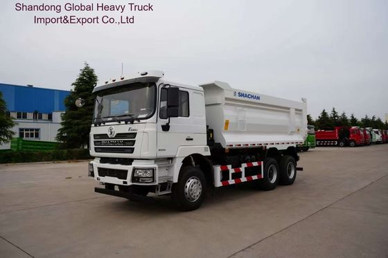 Shacman F3000 Heavy Duty Dump Truck với hộp số thủ công 12 tốc độ FAST MAN 16T trục sau và bể nhôm 400L