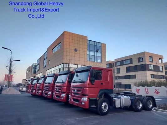 Xe đầu kéo LHD hạng nặng giá rẻ 6×4 với động cơ 336-420 HP và hộp số sàn 10/12 cấp