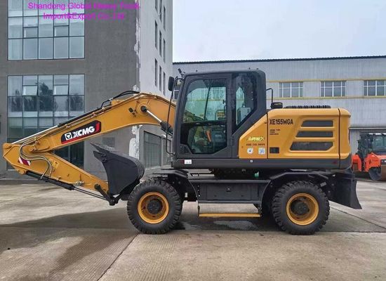 15.5-ton Wheel Excavator with 0.58cbm Bucket and 135 kW Engine for High Efficiency Earth Moving