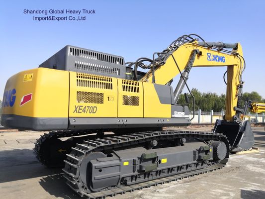 XCMG XE470D 47 tấn Excavator Crawler với động cơ Weichai 250 kW và 2.2-2.5 m3 Bucket for Heavy Earthmoving