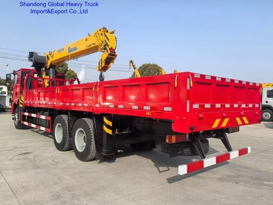 Shacman 14ton 6×4 350HP Boom Truck Crane with Straight Arm and New Condition for Heavy-Duty Lifting