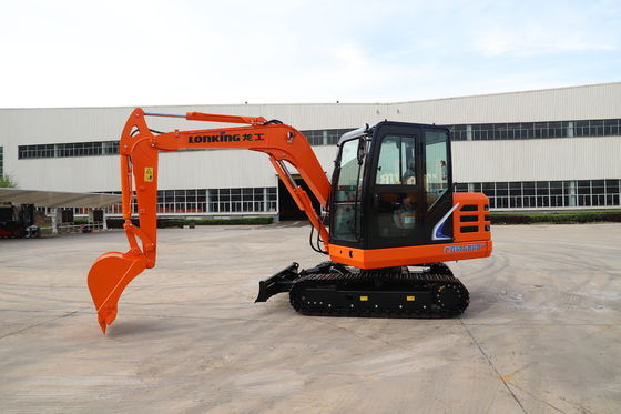 Lonking 6 Ton Hydraulic Mini Excavator với 15.4kw/2400rpm Động cơ và 5900 * 2000 * 2600 mm Kích thước