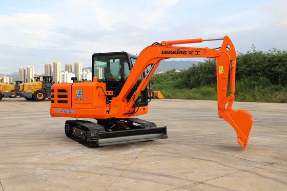 Lonking 6 Ton Hydraulic Mini Excavator với 15.4kw/2400rpm Động cơ và 5900 * 2000 * 2600 mm Kích thước