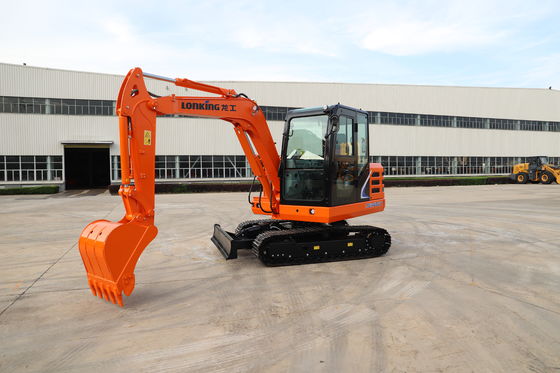 Lonking 6 Ton Hydraulic Mini Excavator với 15.4kw/2400rpm Động cơ và 5900 * 2000 * 2600 mm Kích thước