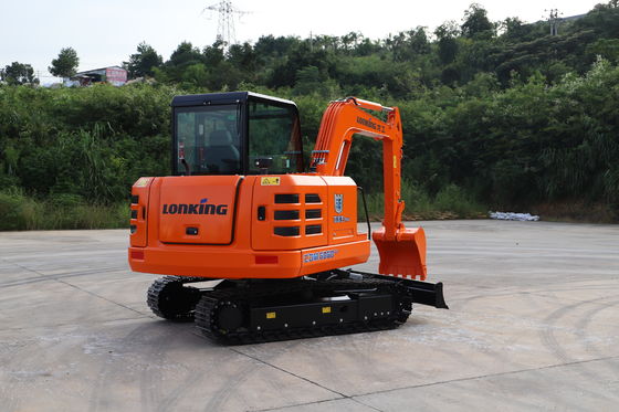 Lonking CDM6060 6-Ton Mini Crawler Excavator with 36.2kw Power and 5900*2000*2600 mm Dimensions