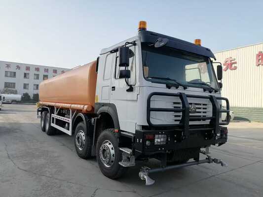 HOWO Nx 6X4 380HP 25000 lít Tàu chứa nước uống Xe tải phun nước với khung hình tăng cường