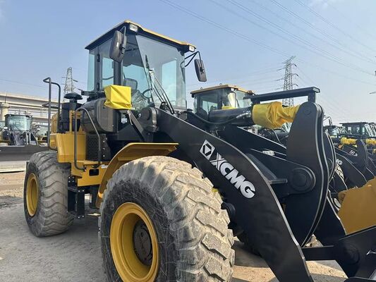 XCMG ZL50GN Máy tải bánh xe tải 5t với công suất 162kW và dung lượng xô 3m3 cho xây dựng đường bộ