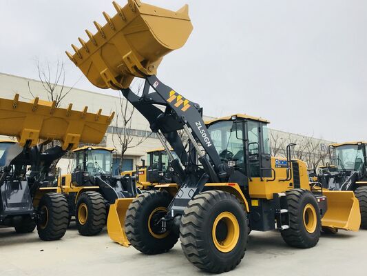 XCMG ZL50GN 5.5t tải trọng định lượng bánh xe tải với 162kW công suất định lượng và Rock Bucket cho xây dựng