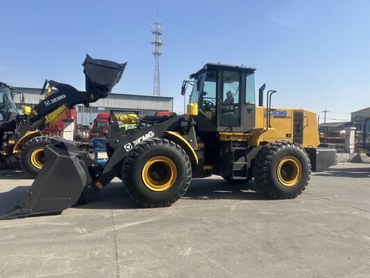 XCMG ZL50GN 5.5t tải trọng định lượng bánh xe tải với 162kW công suất định lượng và Rock Bucket cho xây dựng