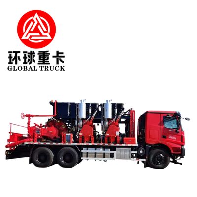 XYLC2500 8 × 6 xe tải khai thác dầu mỏ với 2500 mã lực và 15.000 psi áp lực cho khai thác dầu và khí không thông thường