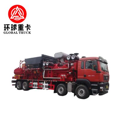 XYLC2500 8 × 6 xe tải khai thác dầu mỏ với 2500 mã lực và 15.000 psi áp lực cho khai thác dầu và khí không thông thường