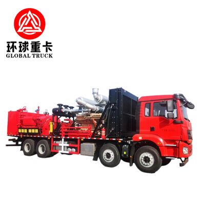 XYLC2500 8 × 6 xe tải khai thác dầu mỏ với 2500 mã lực và 15.000 psi áp lực cho khai thác dầu và khí không thông thường