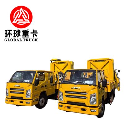 HOWO 4×2 350hp Diesel Crash Cushion Truck with Scissor Lift cho Nigeria An toàn đường bộ và bảo vệ khu vực xây dựng