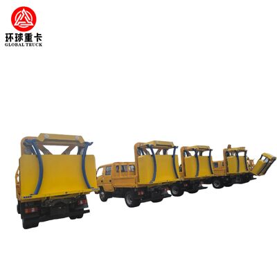 HOWO 4×2 350hp Diesel Crash Cushion Truck with Scissor Lift cho Nigeria An toàn đường bộ và bảo vệ khu vực xây dựng