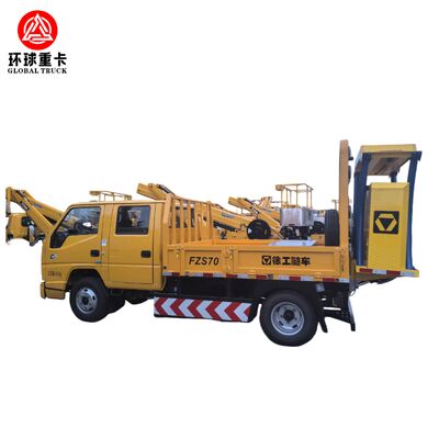 HOWO 4 × 2 xe tải đệm va chạm với 350 mã lực và hệ thống bảo vệ hấp thụ năng lượng cho an toàn bảo trì đường cao tốc