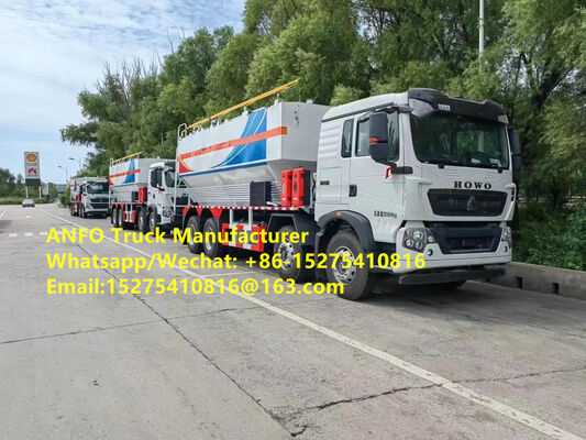 Эрдэнэт Тавантолгой 15T on-site mixing and charging machine ANFO explosive truck Emulsion Blasting mobile explosive Manufacturing Unit Монголын нүүрсний төмрийн уурхайн тэсэлгээний үйлчилгээ MMU