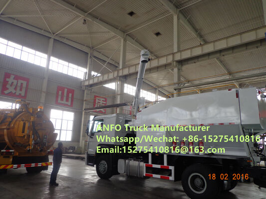 Durable reliable HOWO 10/15/20/30T BCLH-10 máy trộn và nạp tại chỗ thuốc nổ dạng hạt amoni ANFO Xe tải dịch vụ nổ nhũ tương Đơn vị sản xuất thuốc nổ di động khoan MEMU MMU