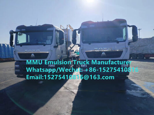 Xe trộn và nạp nhũ tương ANFO tùy chỉnh giá rẻ 15/20/25/30 tấn, Đơn vị sản xuất thuốc nổ di động Монгол НЭГ CONGO DRC PERU GHANA ZIMBABWE Dịch vụ nổ mìn khai thác MMU