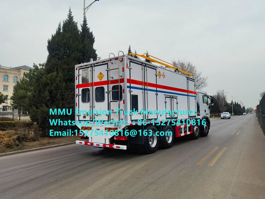 Good Price new ORICA 15/20/25Ton on-site mixing and charging emulsion truck bulk explosive loading truck Mongolia Mining Blast service Kazakhstan Uzbekistan Indonesia Congo DRC GUINEE Tanzania MMU