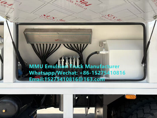 SHACMAN 20/25TON EMULSION LOADING TRUCK Đưa ra các chất nổ lớn dựa trên EMULSION vào các lỗ nổ ướt hoặc khô Nga, Kazakhstan, Uzbekistan, Indonesia, DR Congo, Zambia, Zimbabwe, Tanzania, Ghana,Guinea