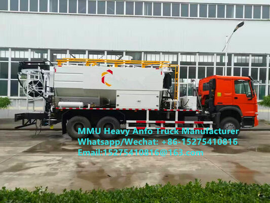 Hiệu suất chi phí cao Trung Quốc độ tin cậy Xe tải bán lẻ 15/20/25Ton Vật nổ dầu amoniac nặng đa chức năng Emulsion ANFO Truck MMU MEMU Cho Mông Cổ DRC CONGO PERU Ghana Vụ nổ mỏ