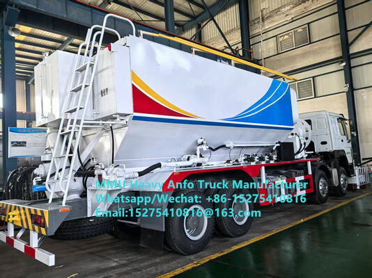 Giá rẻ pha trộn và sạc chất nổ dầu amoniac nặng đa chức năng Xe tải 15/20/25Ton Emulsion nặng xe tải ANFO Nga / Kazakhstan / Uzbekistan / Indonesia / Guinea Dịch vụ thổi mỏ