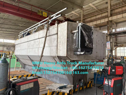 An toàn trộn và nạp chất nổ dầu amoniac nặng đa chức năng Xe tải 15/20/25Ton Emulsion nặng ANFO Xe tải MMU MEMU Nga/Kazakhstan/Uzbekistan/Indonesia/Guinea Dịch vụ thổi mỏ
