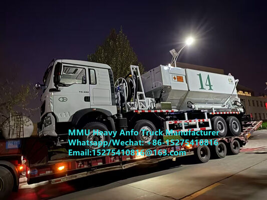 Giá thấp trộn và sạc chất nổ dầu amoniac nặng đa chức năng Xe tải 15/20/25Ton Emulsion nặng xe tải ANFO Nga/Kazakhstan/Uzbekistan/Indonesia/Guinea Dịch vụ thổi mỏ