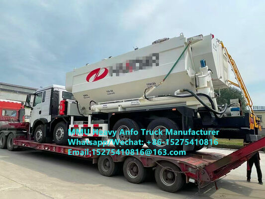 Chất nổ dầu amoniac hạng nặng đa chức năng hiệu suất cao Truck 15/20/25Ton Heavy Emulsion ANFO Truck Zambia/Zimbabwe/Tanzania/Ghana/Guinea/Peru Mining Blasting Service