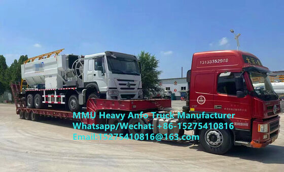 Trộn và sạc chất nổ dầu amoniac hạng nặng đa chức năng 15/20/25Ton Emulsion nặng ANFO Truck Zambia/Zimbabwe/Tanzania/Ghana/Guinea/Peru Mining Blasting Service